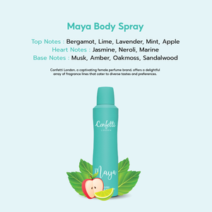 Spray Corporal Confetti London Maya 250ml, Desodorante en Spray para Mujer - Product Image 2