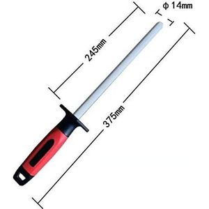 Afilador de Cuchillos 2 en 1 de Diamante/Cerámica de 14 Pulgadas, Grano 400/1000, Varilla de Afilado para Afilar a Granel/Fino - Product Image 2