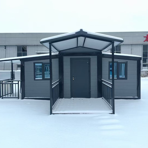 บ้านไม้พับได้40ft ขยายได้ห้องชุดทำจากไม้การประชุมเชิงปฏิบัติการห้องน้ำบ้านสำนักงานโรงแรมวิลล่า - Product Image 6