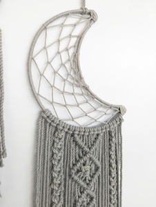 Tapiz de Macramé Grande para Pared, Decoración de Cumpleaños, Jubilación, Atrapasueños, 100% Algodón, Tamaño y Color Personalizables, para Bodas - Product Image 2