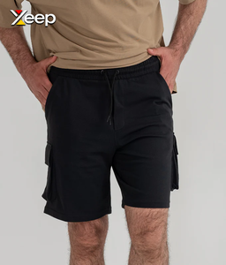 Shorts décontractés pour hommes XEEP personnalisables, légers, solides, de haute qualité, à séchage rapide, respirants, avec cordon de serrage, tricotés, service OEM - Product Image 4