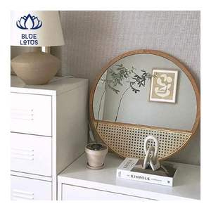 Espejo de Ratán MOST WANTED 2026, Decoración de Pared Artesanal Duradera, Mejora el Efecto de Iluminación y Embellece el Interior del Dormitorio - Product Image 6