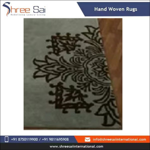 Exportateur indien le mieux répertorié vendant des ensembles de tapis en laine tissés à la main tapis en laine brodé à vendre - Product Image 4