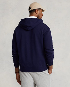Sudadera con capucha azul extragrande para hombre, corte relajado, forro polar suave, estilo casual, perfecta para el uso diario y la comodidad, de Marfa International - Product Image 3