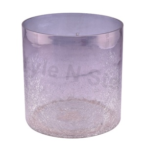 Portavelas de vidrio para decoración del hogar, juego de portavelas de acero inoxidable - Product Image 1