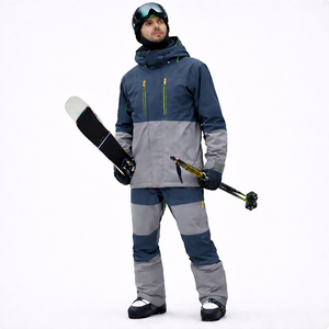 Combinaison de ski Polartec sur mesure OEM la plus vendue, grande taille, vêtements de snowboard d'hiver, imperméable, coupe-vent, respirant, écologique - Product Image 1