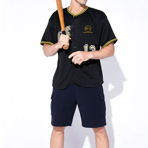 Light Weight Quick Dry Sports <b>Baseball</b> Jersey Custom Printed Casual Wear Latest Fashion <b>Baseball</b> Jersey - Product Image 2