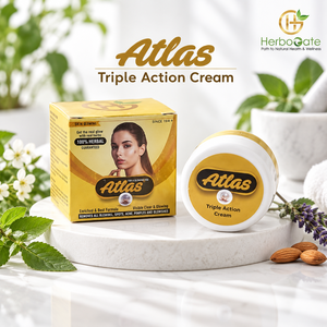 Crème Triple Action Atlas, produit de soin de la peau du visage haut de gamme personnalisé, hydratante, formule légère, texture nourrissante - Product Image 2