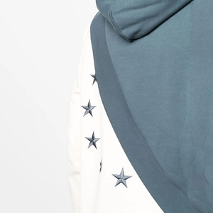 เสื้อฮู้ดบล็อกสีสำหรับผู้ชาย แขนปกติ ผ้าฝ้าย 100% เฟรนช์เทอร์รี่ สวมใส่สบายๆ ในฤดูใบไม้ร่วง - Product Image 5