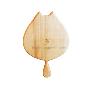 Plateau en bois personnalisé en forme de chat Thanh Tung Thinh avec poignée, écologique, antibactérien, de qualité alimentaire, de qualité commerciale - Product Image 5
