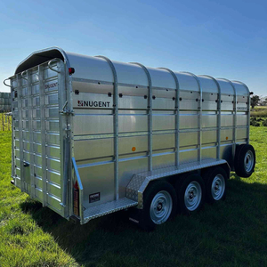 Remolque para Ganado Resistente para Transporte Agrícola, Estructura de Acero Duradera, Transportador de Animales Seguro para Carretera, Diseño de Alta Capacidad de Carga - Product Image 1