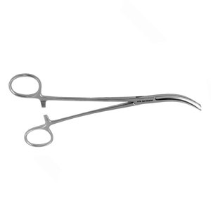 ชุดเครื่องมือคีมผ่าตัดและคีมจับสแตนเลสแบบแมนนวล Bengolea Artery Forceps แบบโค้ง 12 ฟัน ขนาด 20.0 ซม. - Product Image 3