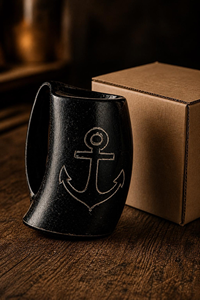 Taza de Cerveza Hecha a Mano de Cuerno con Asa, Estilo Vintage, Ecológica, de Cuerno Natural de Búfalo, Decoración para el Hogar, Cultura Vikinga - Product Image 6