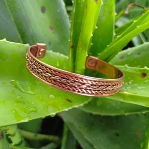 <b>Copper</b> Bracelet Fro Men and Women Pure <b>Copper</b> <b>Bangles</b> Solid <b>Copper</b> Bracelets <b>Bangles</b> Cuffs Magnetic Therapy Bracelets - Product Image 1