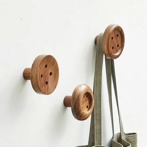 Tiradores de Madera Naturales Hechos a Mano en Forma de T para Cajones, Botones para Gabinetes, Manijas para Puertas, Tiradores para Armarios Blossom Craft India - Product Image 5