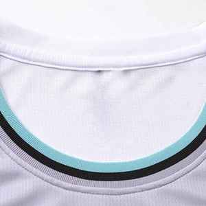 Ensemble d'uniformes de basketball pour hommes, imprimé par transfert thermique, anti-humidité, 100 % polyester, coupe classique, débardeur sans manches avec cordon de serrage - Product Image 4