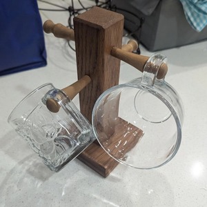 Cute <b>Tree</b> Shape Wooden Coffee Tea Cup Holder <b>Mug</b> Hanging Display Rack Drinkware Shelf Restaurant Kitchen Storage Tool Home Decor - Product Image 1