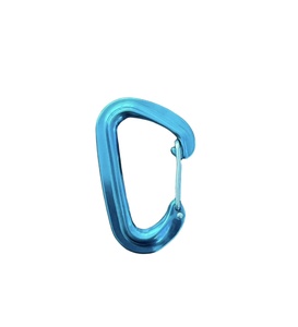 Light Compact Easy Carry Wire Gate Climbing Safety Aluminum Carabiner With CE - Product Image 1