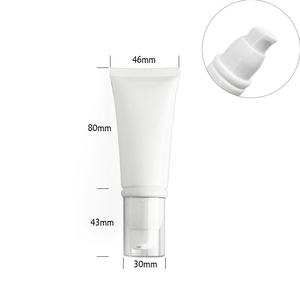 Tubes en plastique PE variés pour emballages cosmétiques avec bouchon pompe, couleurs personnalisées, haute qualité, galvanoplastie, construction anti-fuite - Product Image 6