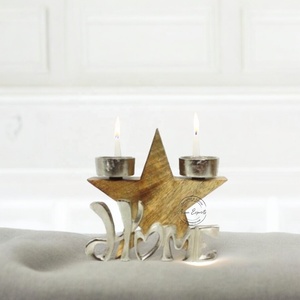 <b>Christmas</b> Inflatable Yard Decoration Rustic Wood <b>Star</b> with Metal Candle Holder for <b>Lighting</b> <b>Christmas</b> Decor <b>Christmas</b> - Product Image 1