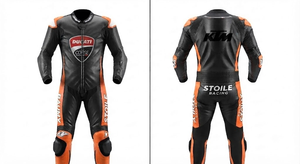 Traje de Carreras de Cuero de Vaca/Canguro Rucati para Hombre, Mono de Una Pieza con Armadura de Nivel 2 CE, Hecho a Medida, Protección OEM - Product Image 1