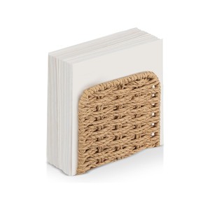 Handmade Seagrass Wicker Napkin <b>Holder</b> Rustic Paper <b>Tissue</b> Dispenser Vertical Tabletop Stand For <b>Kitchen</b> Restaurant Hotel Decor - Product Image 1