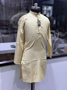 Kurta Hecha a Mano por Proveedor Indio, Perfecta para Ceremonias Religiosas o Festivales y Uso Diario, Disponible al Mejor Precio - Product Image 6