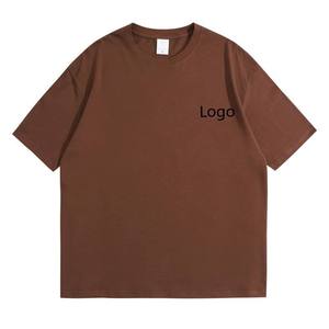 Plus Size mens <b>tshirt</b> Design OEM Logo Custom Men Hip Hop Loose Short Sleeve Solid Woven Blank O-Neck Plus Size Casual T-shirts - Product Image 6