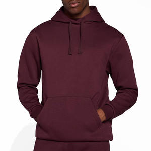 OEM ODM Factory Supplier Red Kangaroo Pocket Hoodie Casual Pullover Hooded Sweatshirt with Comfortable Fit - Product Image 2
