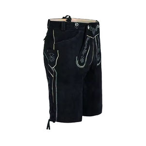 Lederhosen bavaroises sur mesure pour hommes, tenue traditionnelle allemande pour l'Oktoberfest, shorts en cuir de qualité supérieure - Product Image 3