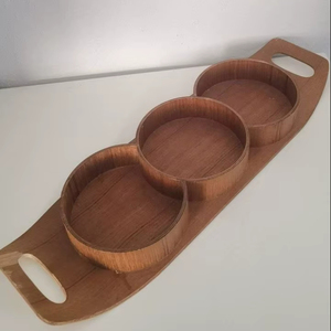 Modern Durable Wooden Caddy <b>Box</b> with Handle Portable <b>Storage</b> Organizer for Kitchen Bathroom Desk Use Tabletop Decoration - Product Image 1