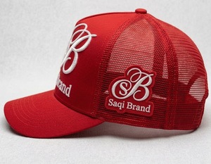 Gorra de béisbol unisex de 5 paneles de malla 100% algodón, bicolor, gorras personalizadas con bordado 3D, para deportes, bodas, fiestas, gorra trucker - Product Image 2