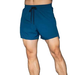 Shorts de sport décontractés pour hommes en gros, solides, à l'avant, pour la course à pied, la salle de sport, l'entraînement, le jogging, le basketball, personnalisés, 100% polyester, séchage rapide - Product Image 1