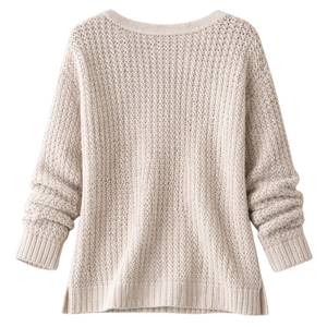 Prix de gros Cardigan pull décontracté pour femme grande taille, tricoté à la machine, respirant, à manches longues, col roulé, dentelle, hiver, devant ouvert - Product Image 2