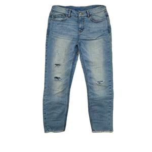 กางเกงขายาวผ้ายีนส์เอวสูงสำหรับผู้หญิงเสื้อผ้าลำลองเอวยางยืดสำหรับฤดูร้อน - Product Image 1