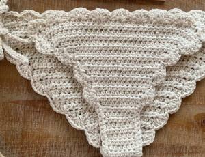 Pantalones de bikini, Bikini de ganchillo, Parte inferior de bikini de ganchillo, Pantalones de bikini de ganchillo, Bikini - Product Image 3