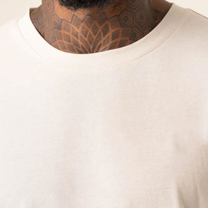 Camiseta Deportiva de Manga Corta, Talla Grande, para Entrenamiento, Transpirable, Ecológica, de Secado Rápido, 100% Algodón - Product Image 6