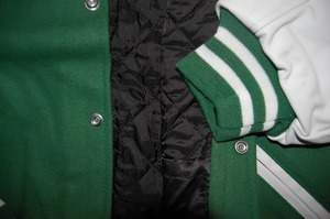 OEM Custom High Quality Chenille Embroidery Leather Sleeves Baseball Bomber Letter Man Varsity <b>Jacket</b> for Men - Product Image 5