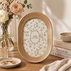 Elegant Wooden Photo <b>Frame</b> Natural Wood Picture <b>Frame</b> Decorative Display <b>Frame</b> <b>Wall</b> Hanging Photo <b>Frame</b> Tabletop Decor <b>Frame</b> - Product Image 5