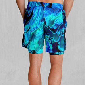 Shorts de sublimation pour hommes de haute qualité, design de logo personnalisé, shorts de course pour hommes, shorts de bain d'été imprimés de qualité supérieure pour hommes - Product Image 2