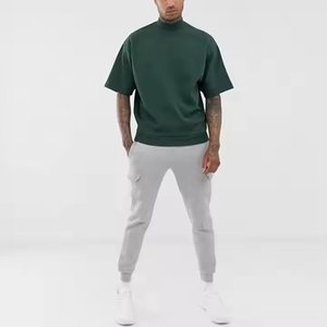 เสื้อยืดสีขาวคุณภาพสูงขายส่งสำหรับผู้ชาย เสื้อยืดเปล่าพิมพ์ลายกราฟิกตามสั่ง ผ้าฝ้าย 100% เสื้อยืดผู้ชายแบบเรียบ - Product Image 4