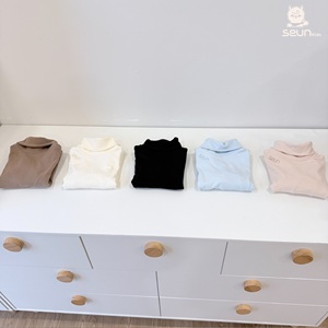 เสื้อเด็กชายหญิง แขนยาว คอเต่า 10 ซม. เสื้อซับในกันหนาว ราคาโรงงาน เวียดนาม - Product Image 1