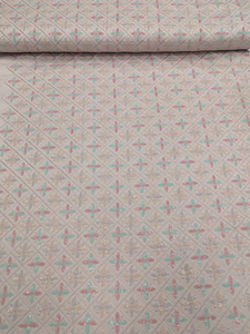 Tissu géotextile personnalisé léger en coton et lin brodé 100 GSM tissé pour sacs et housses, ignifuge, fabricant OEM ODM - Product Image 4