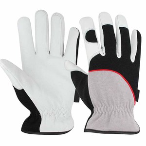 Guantes de Mecánico de Cuero Vacuno de Primera Calidad, Forro Interior de Felpa, Resistentes, Suaves y Cómodos, Guantes de Jardinería - Product Image 5