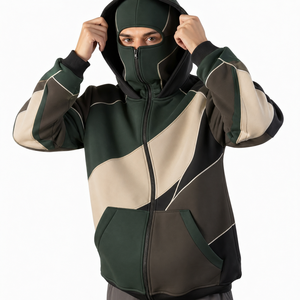 Sweat-shirt à capuche imprimé Toxic Enough pour homme, coupe oversize, style streetwear, motif cœur noir, en molleton bouclette, idéal pour l'automne - Product Image 2