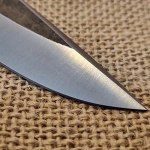 Cuchillo de caza personalizado con hoja de acero inoxidable de 0.5mm de grosor, filo recto, mango perforado, en bruto para DIY, 9-12 pulgadas de largo total - Product Image 2