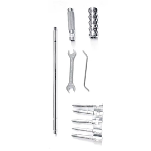 Ensemble de laparotomie de base en acier inoxydable, instruments chirurgicaux manuels autoclavables, qualité allemande, certifié CE, kit d'instruments général - Product Image 5