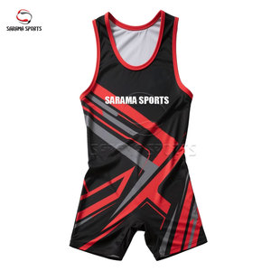 Fabricante de Singletes de Lucha de Poliéster y Spandex, Singlet y Pantalones Cortos con Diseño Personalizado, Singletes de Lucha Transpirables, Tela de Secado Rápido - Product Image 4