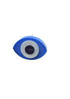 Vela Aromática Artesanal Personalizada con Escultura de Ojo Turco Azul Cobalto, Estilo Moderno, Calidad de Exportación Verificada, para el Día del Padre