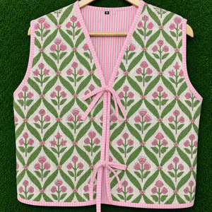 Stylish Cotton <b>Quilted</b> Body Warmer Waistcoat <b>Jacket</b> for women Lightweight Winter Sleeveless Puffer Outdoor Wear <b>Jacket</b> For gifts - Product Image 6